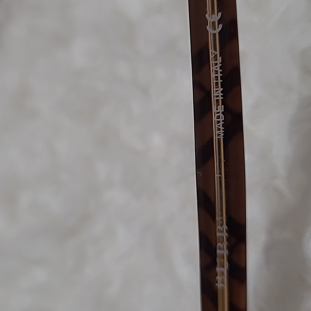 Vintage Burberry Frames Prescription eyeglasses B 1015 1011 preowned Gold Brown - Picture 9 of 11